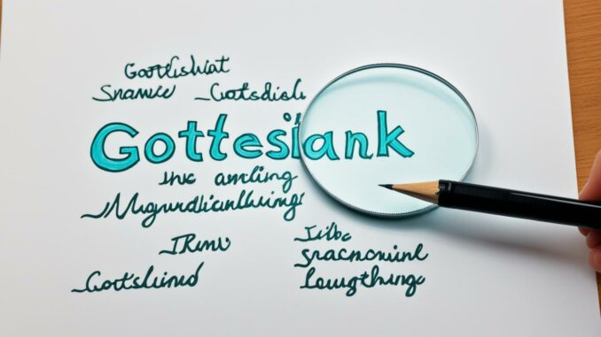 gottseidank schreibweise